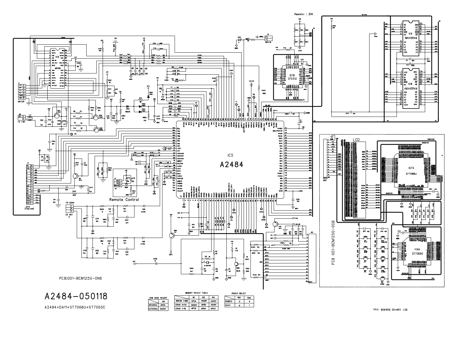 Vitek A2484 Circuit diagrams