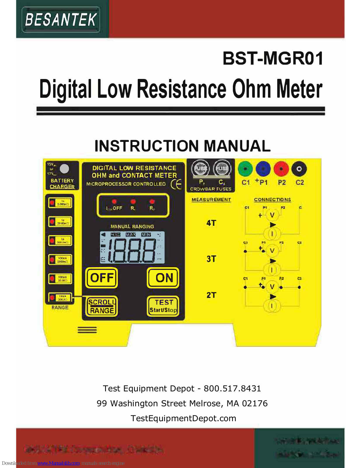 Besantek BST-MGR01 Instruction Manual