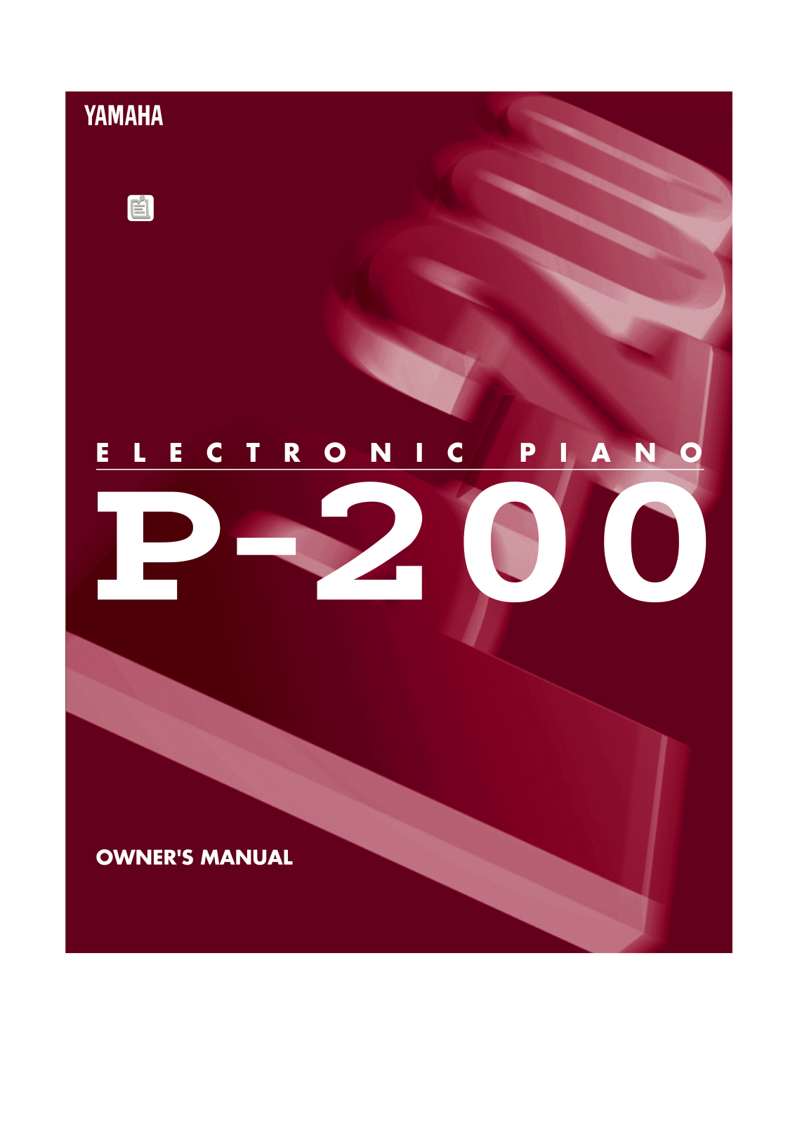 Yamaha Audio P-200 User Manual