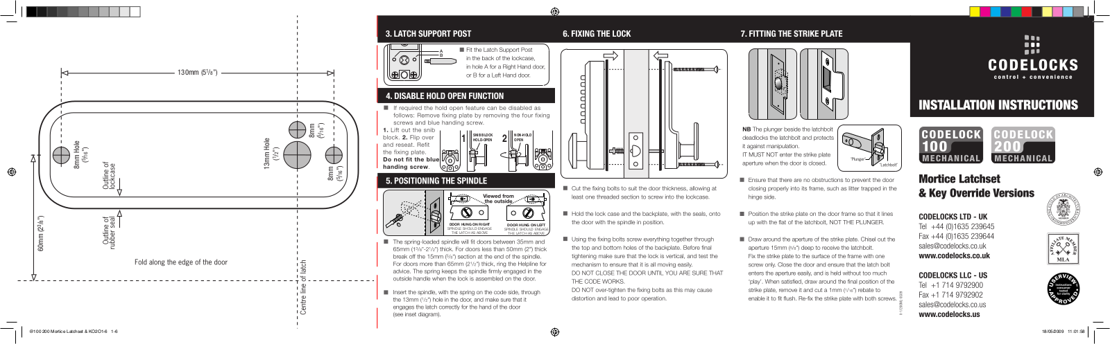 Codelocks CL190 User Manual