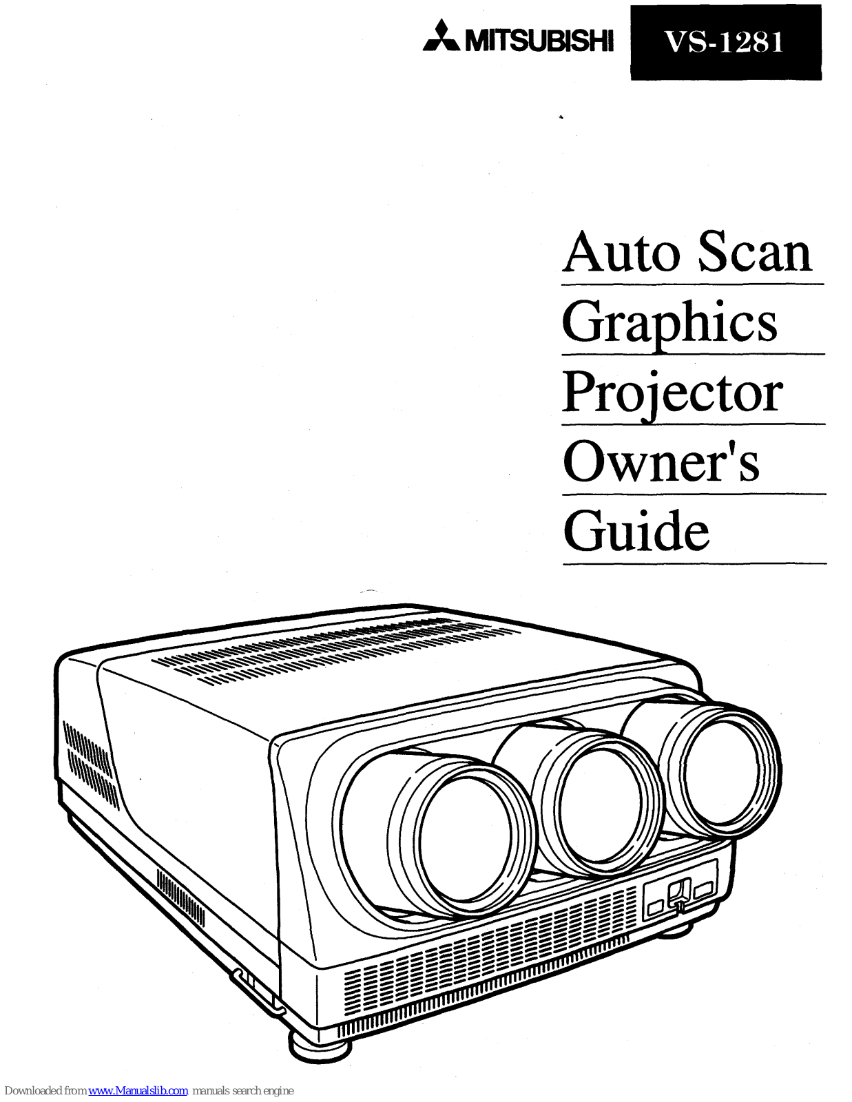 Mitsubishi VS-1281 Owner's Manual