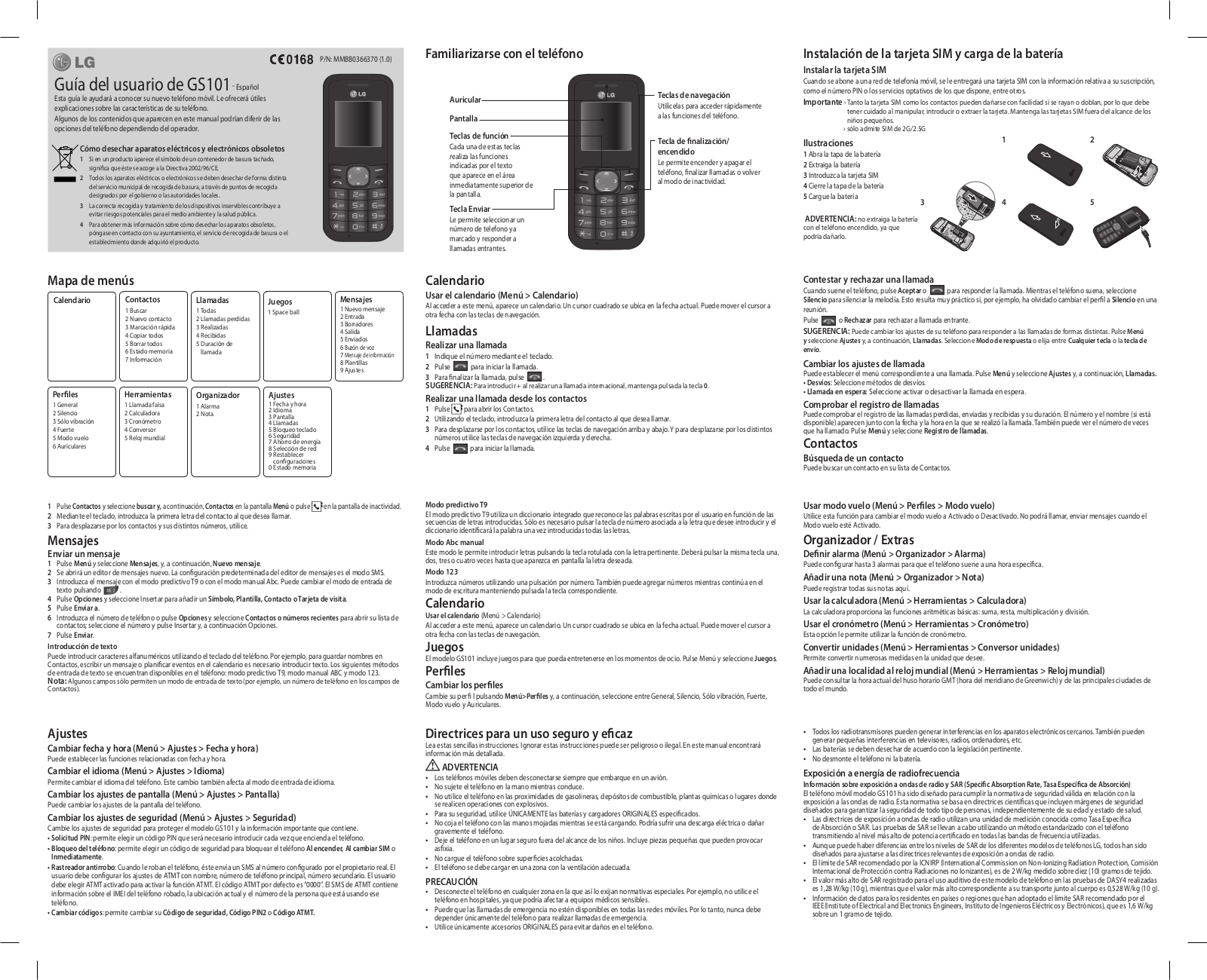 LG GS101 User Manual