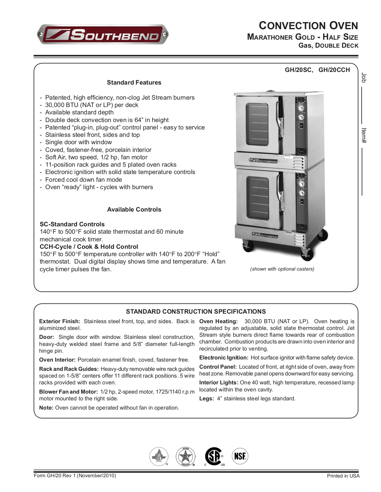 Southbend GH/20SC General Manual