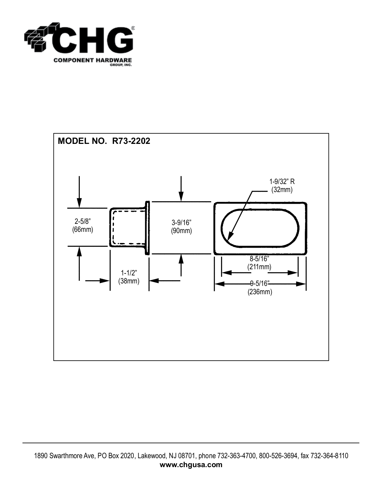 Component Hardware R73-2202 User Manual