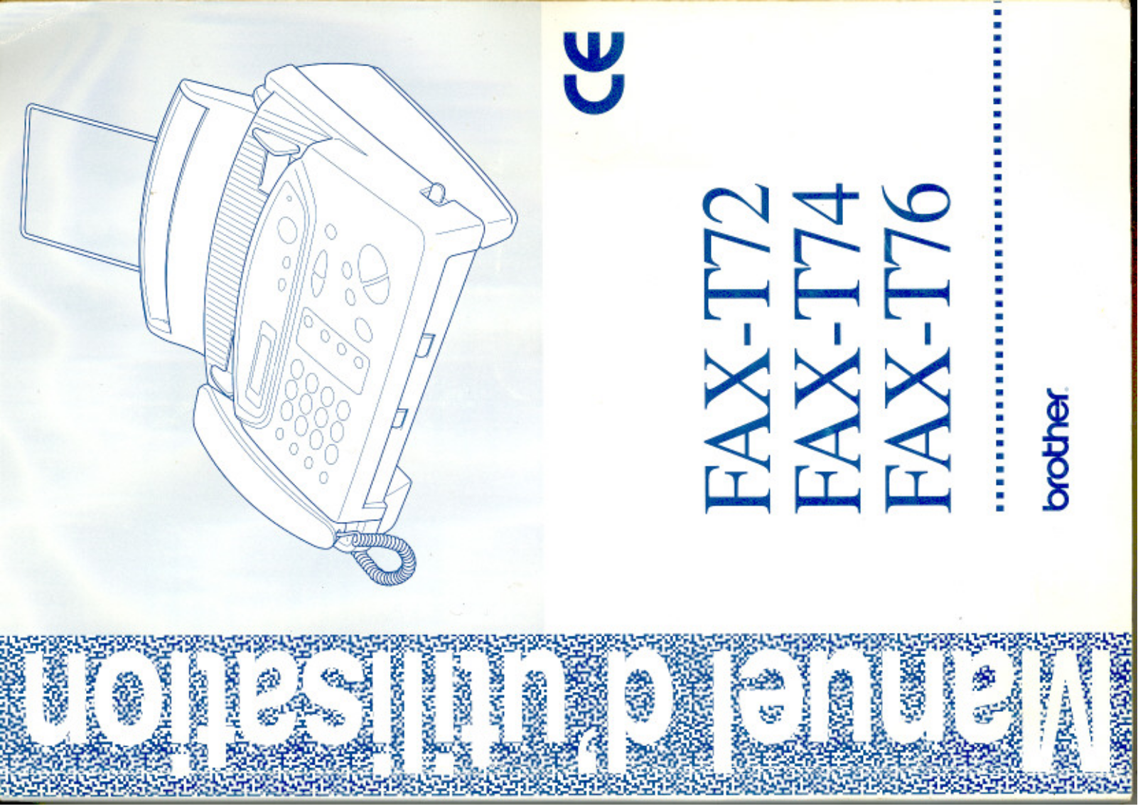 BROTHER FAX-T74 User Manual