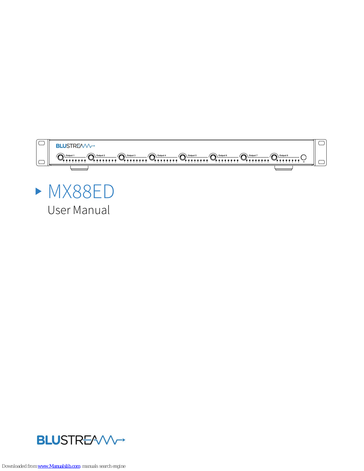 BluStream MX88ED User Manual - ManualMachine.com
