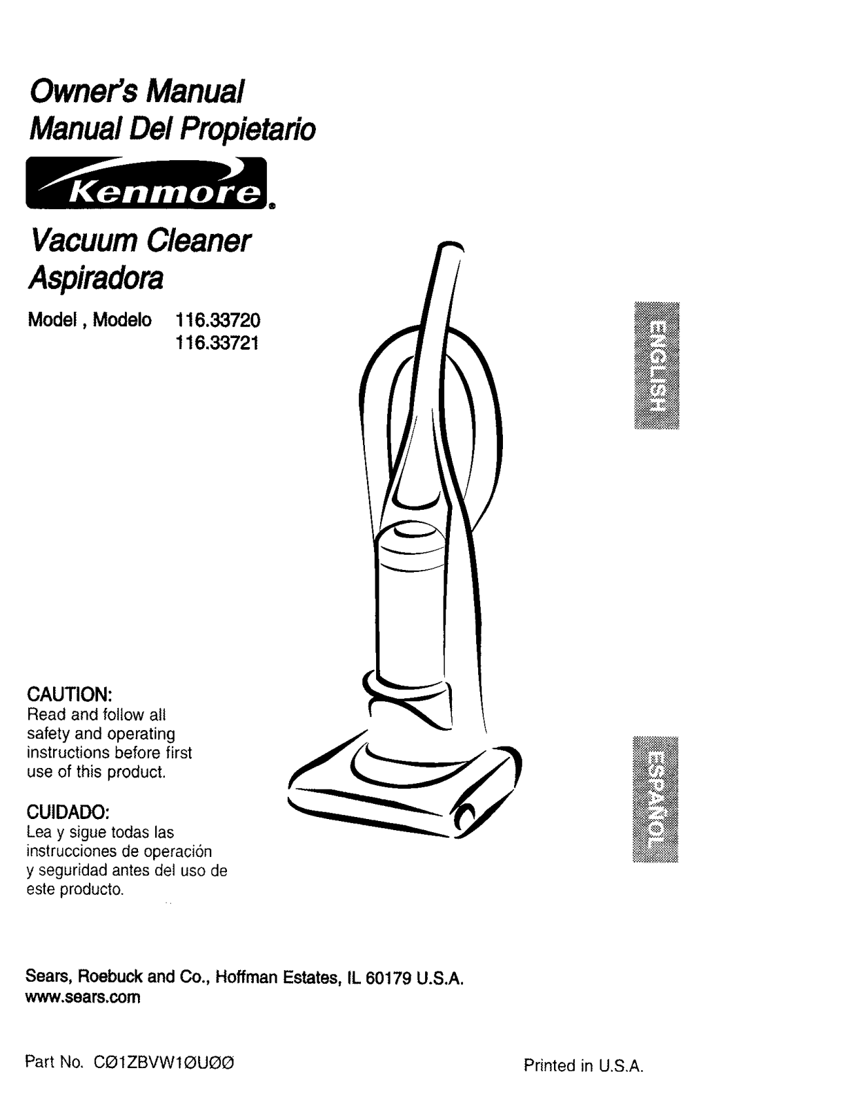 Kenmore 116.33721, 116.33720 Owner's Manual - ManualMachine.com