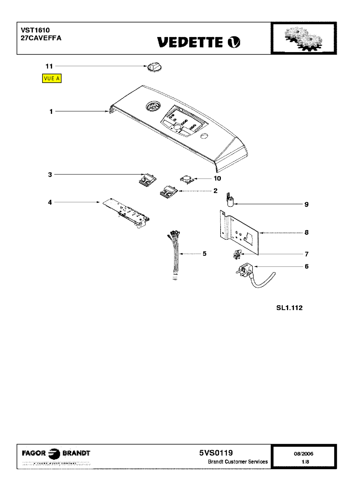 VEDETTE VST1610 User Manual