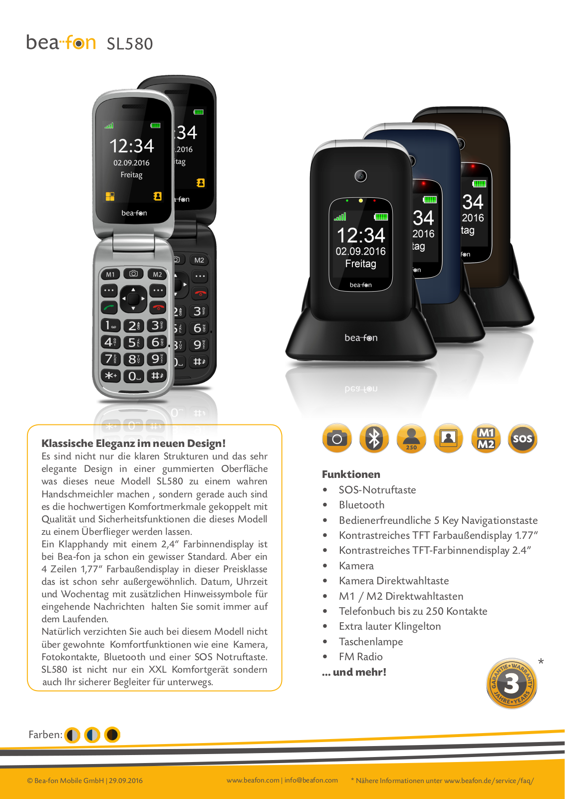 Bea-fon SL580 User Manual