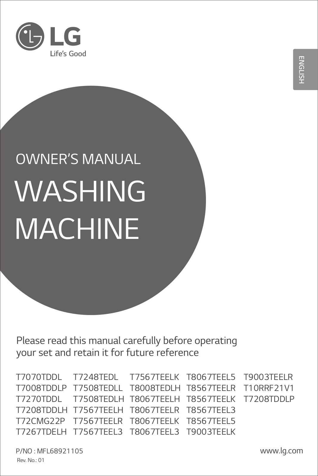 LG T7070TDDL, T7248TEDL Owner’s Manual