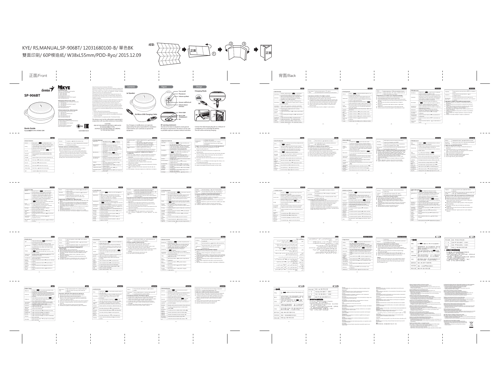 KYE SYSTEMS GG00A1 User Manual