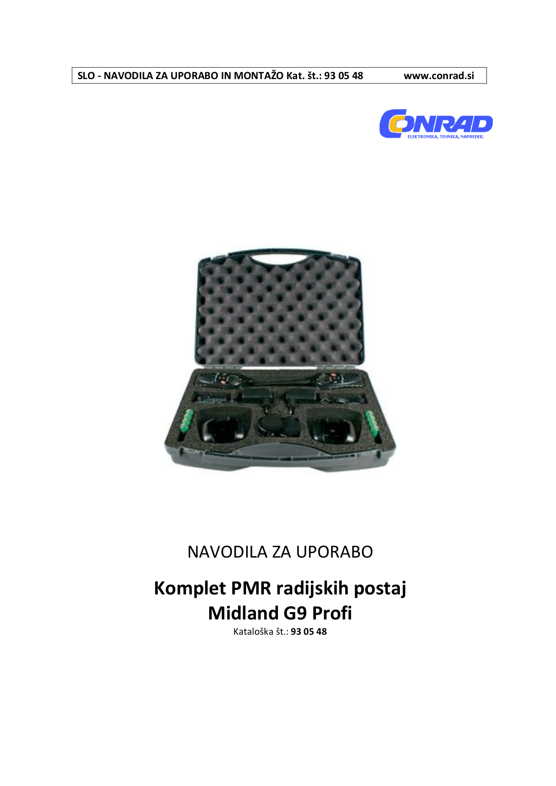 Midland G9 Profi User guide