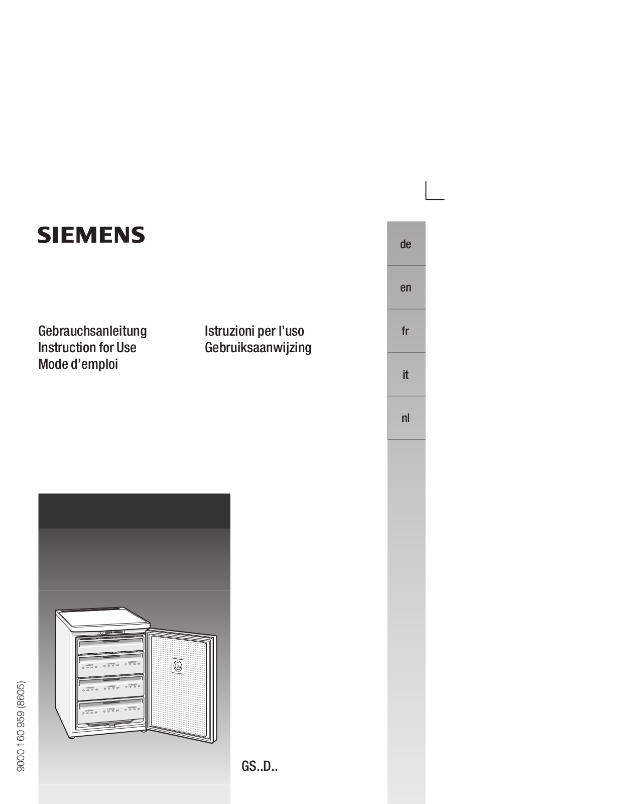 SIEMENS GS12DP42GB User Manual