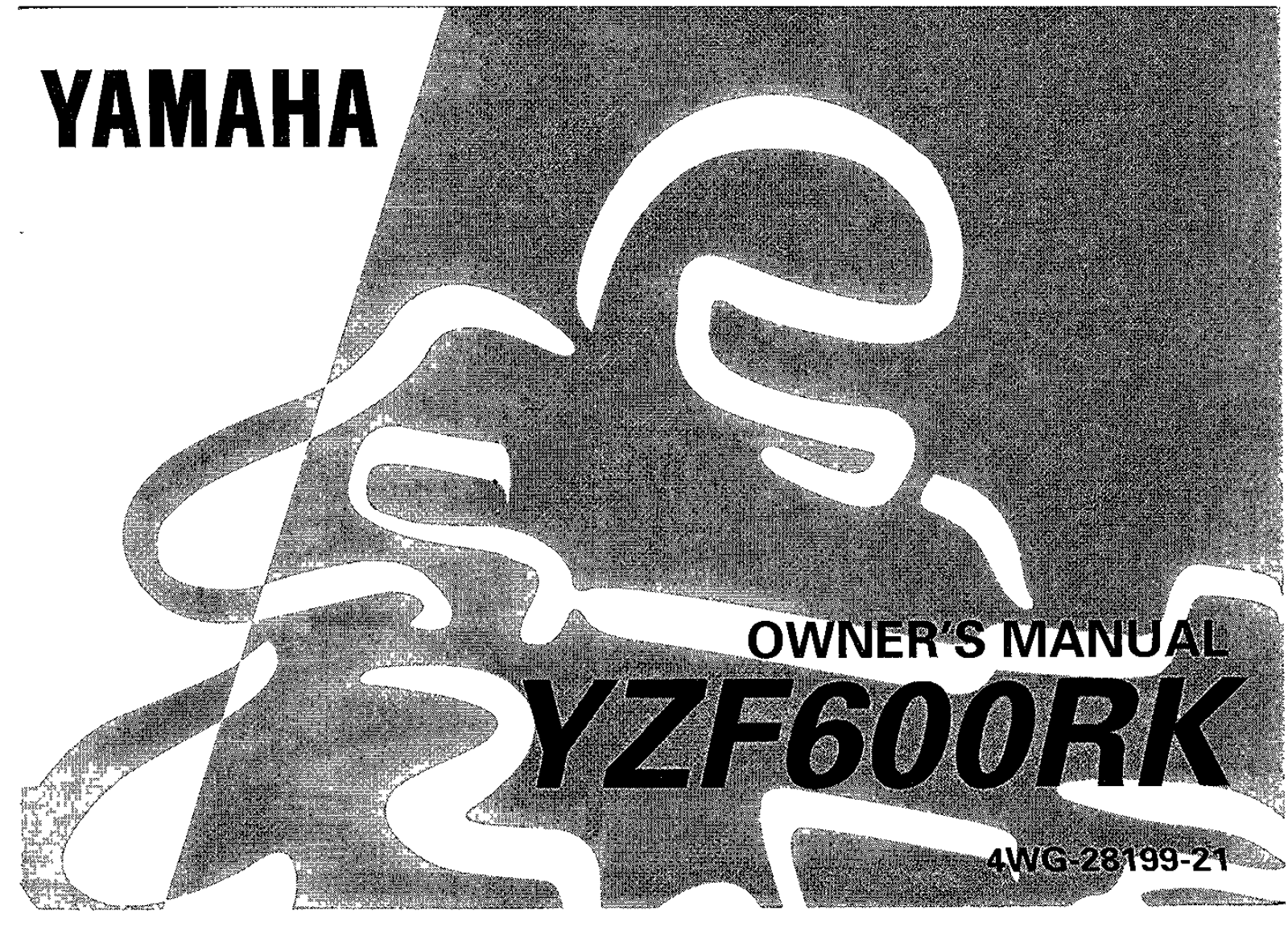 Yamaha YZF600R K 1998 Owner's manual