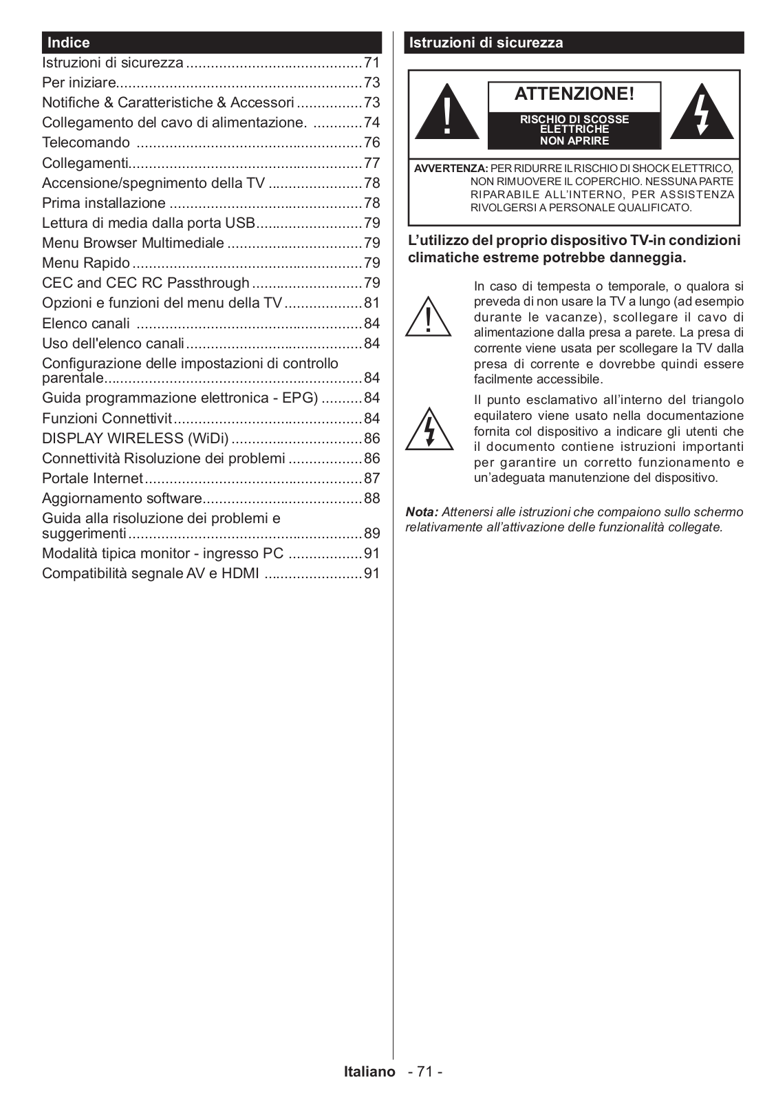 Telefunken D32H277N3C INSTRUCTION MANUAL