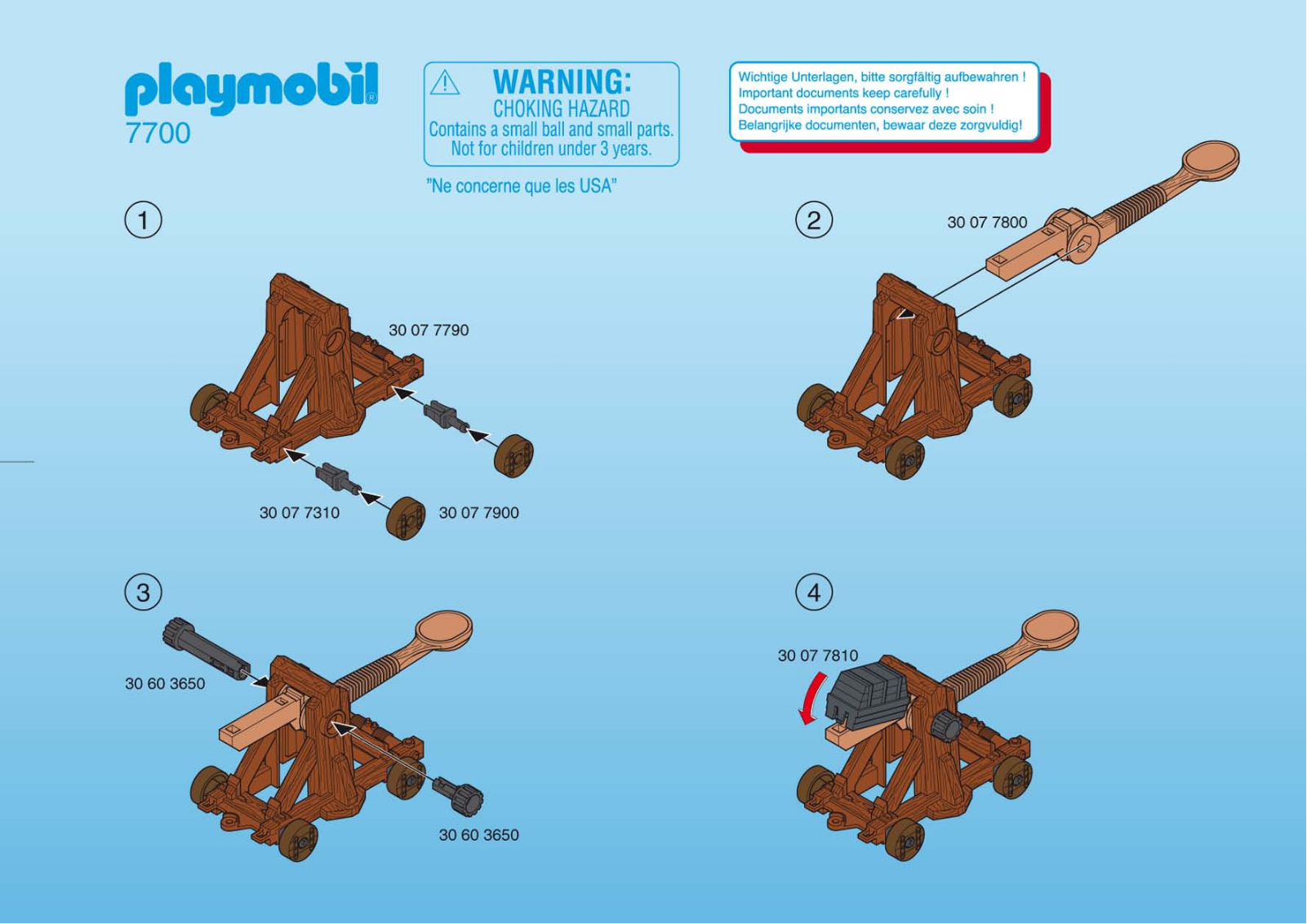 Playmobil 7700 Instructions