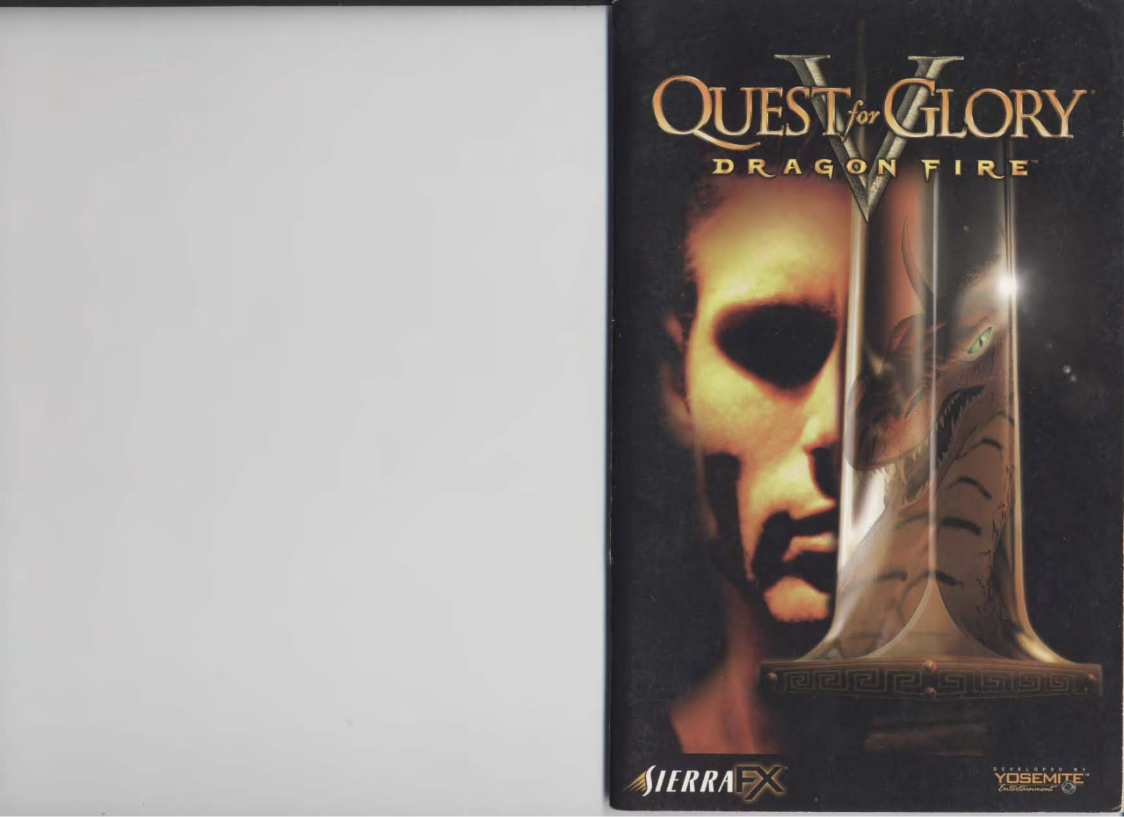 Games PC QUEST FOR GLORY V-DRAGON FIRE User Manual