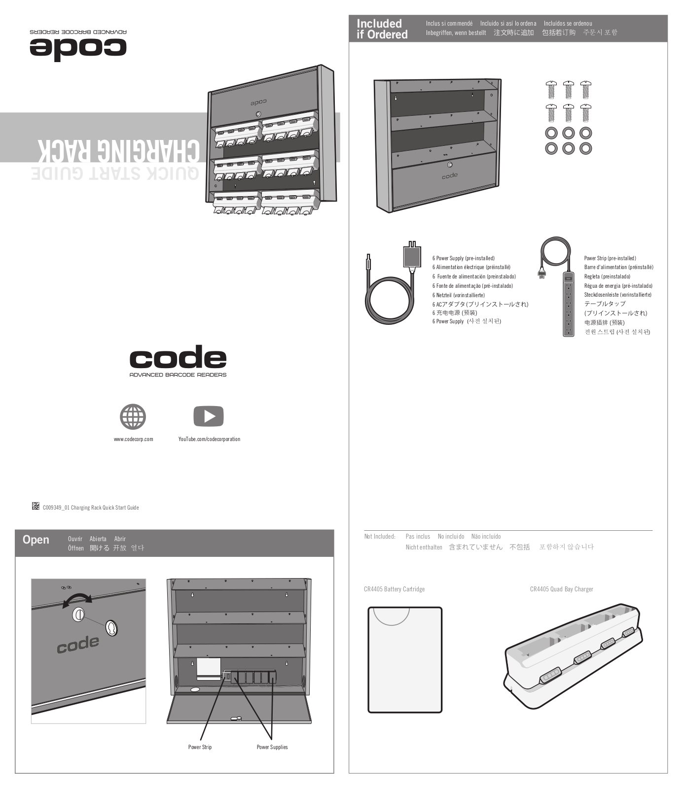 Code Multi Bay Charging Rack User Manual