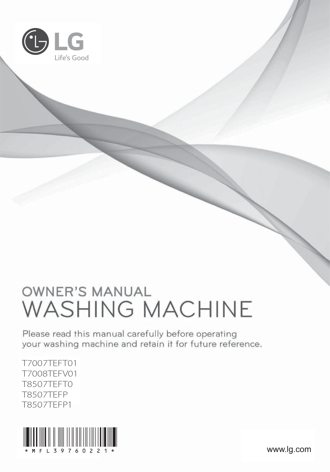 LG T7008TEFV01 Owner’s Manual