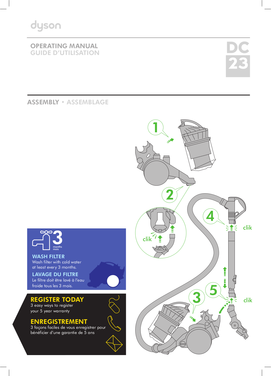 Dyson DC23 MULTIFLOOR User Manual