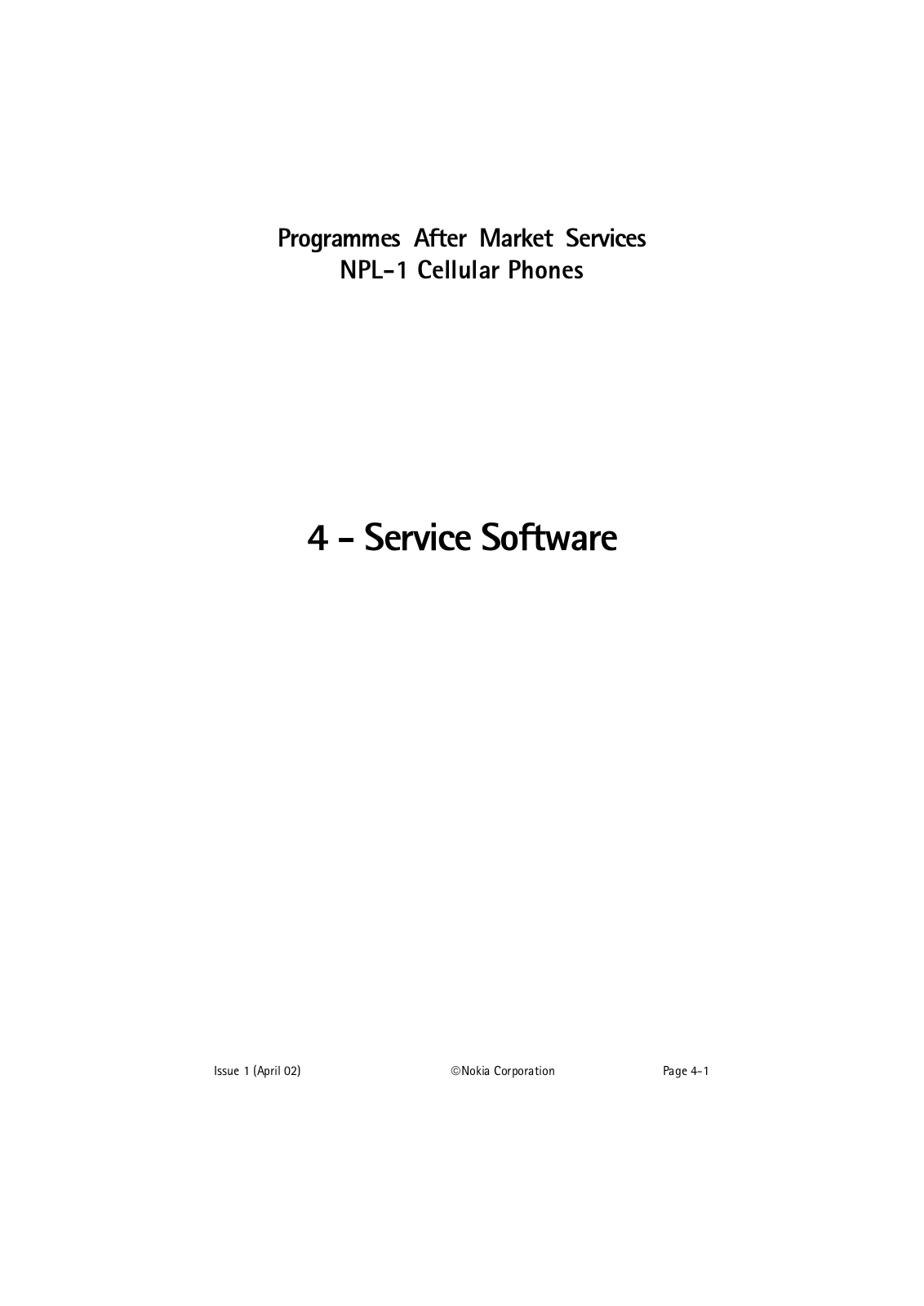 Nokia 6310i Service Manual 5 npl 1