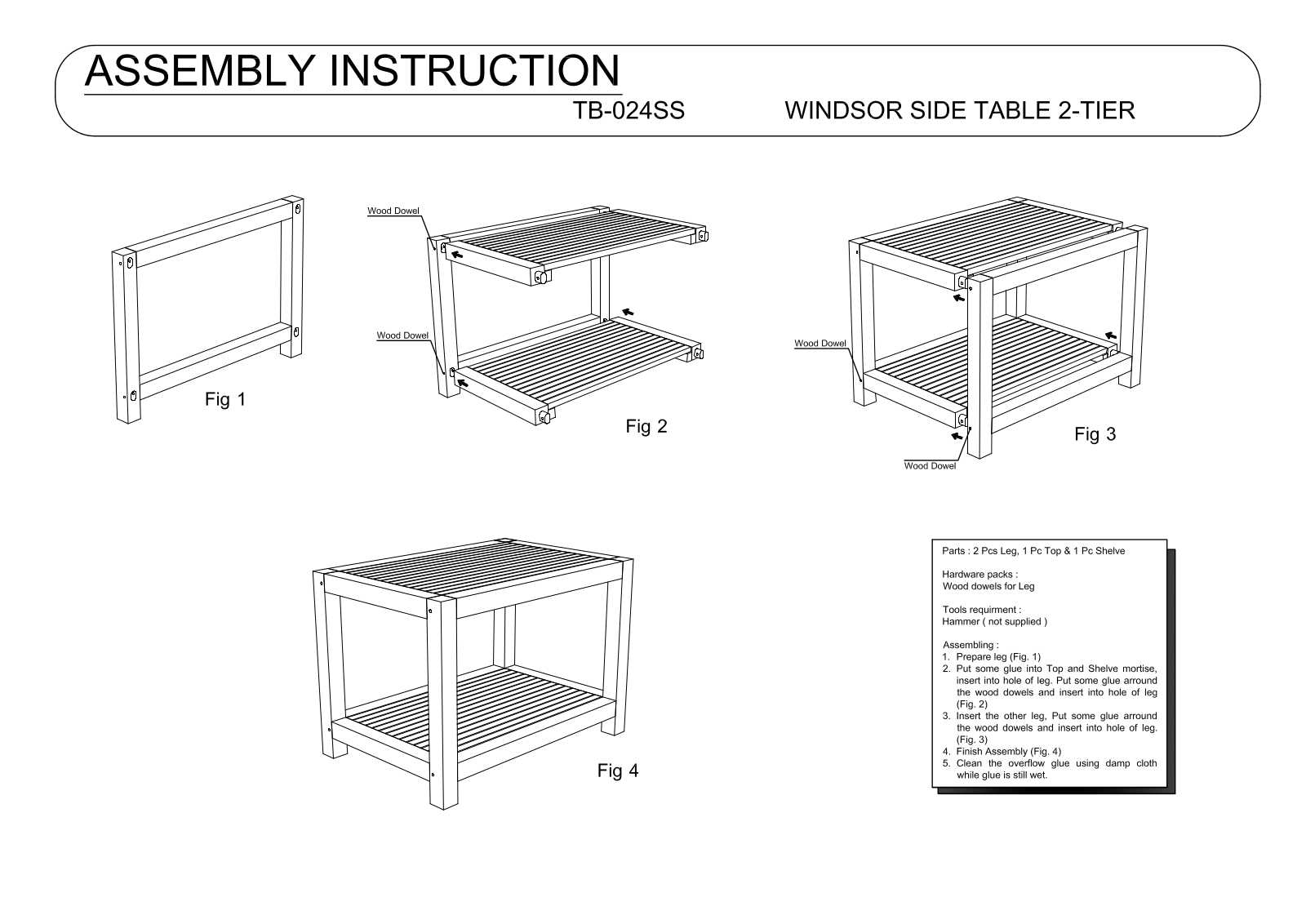 Anderson TB024SS User Manual - ManualMachine.com