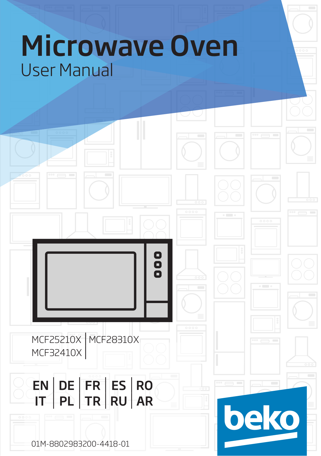 Beko MCF25210X, MCF28310X, MCF32410X User manual