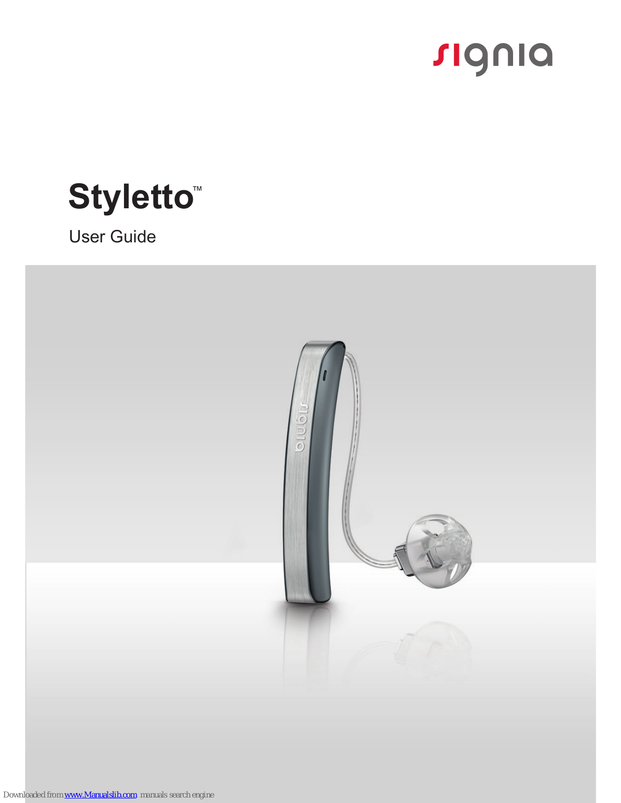 signia Styletto User Manual