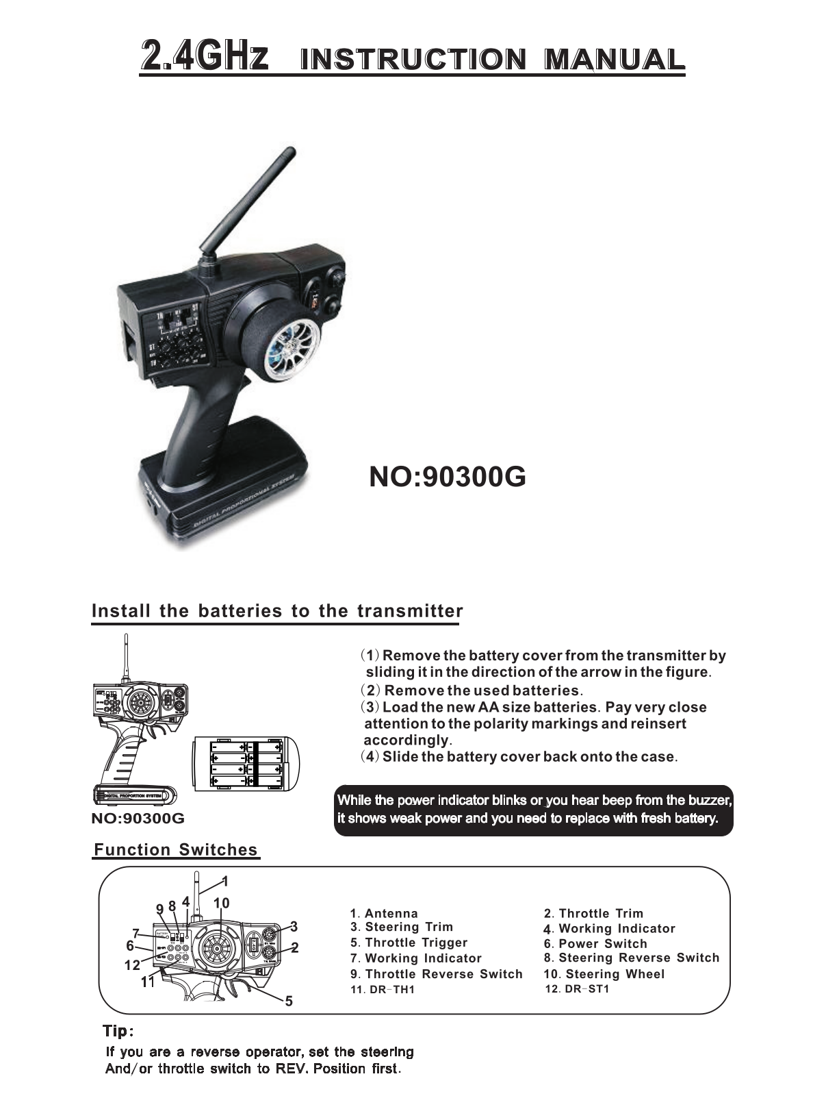 KATUMFEL INDUSTRY 2G4 TX User Manual