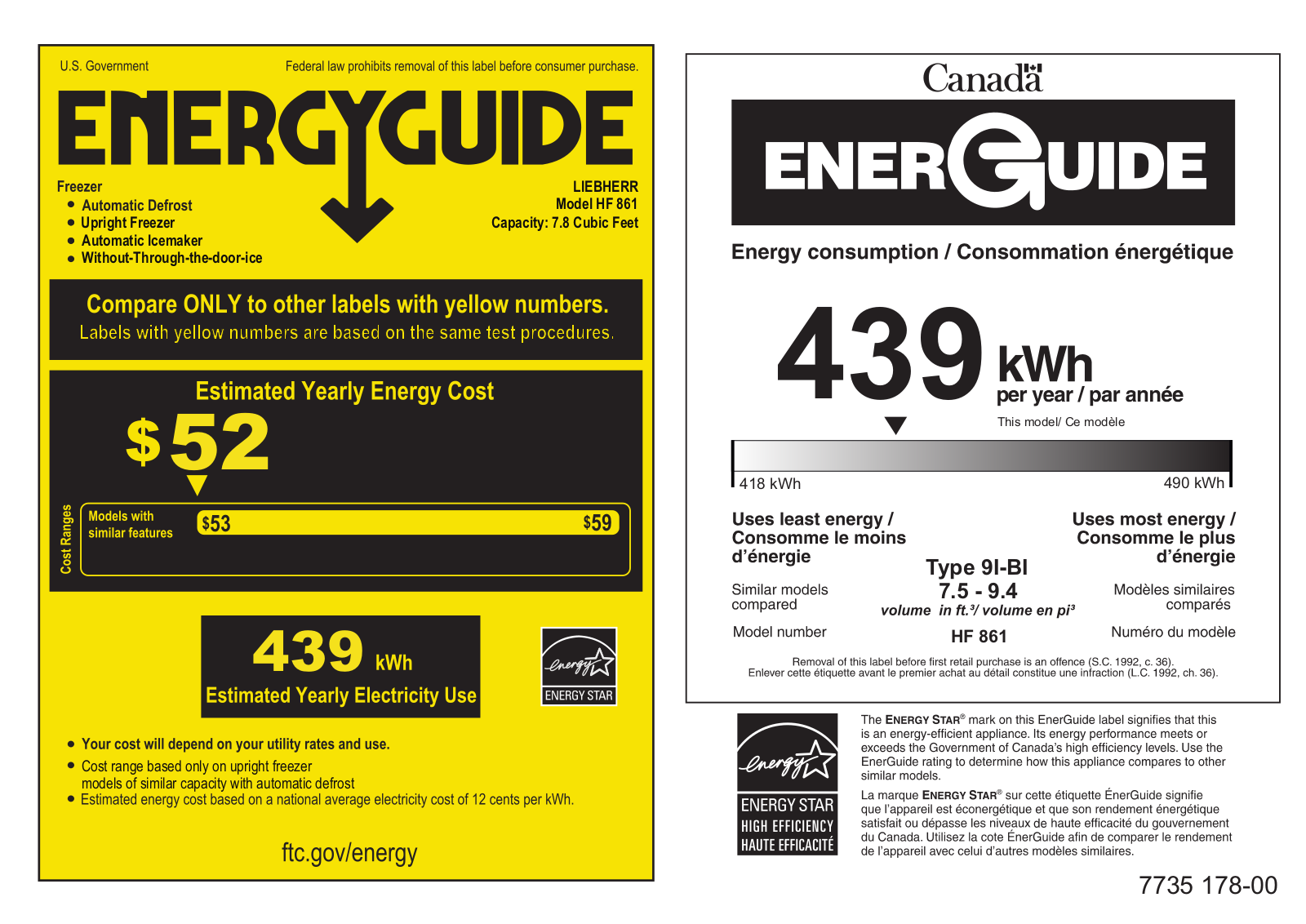 Liebherr HF861 Energy Guide