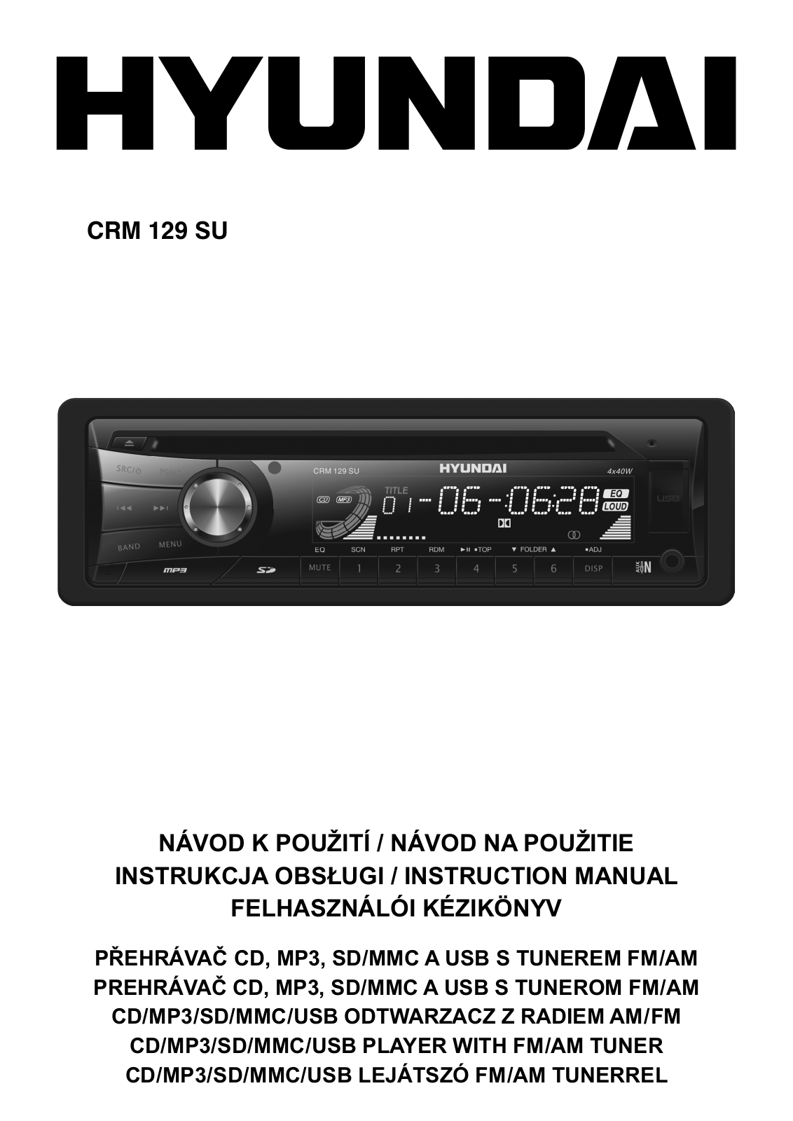 Hyundai CRM 129 SU User Manual