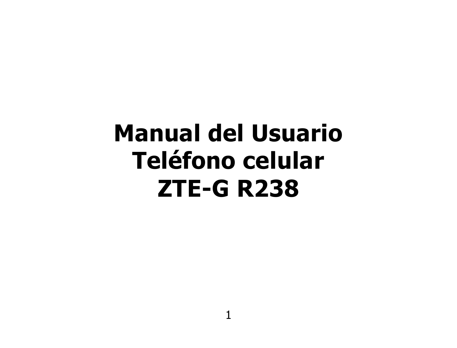 ZTE G-R238 User Manual