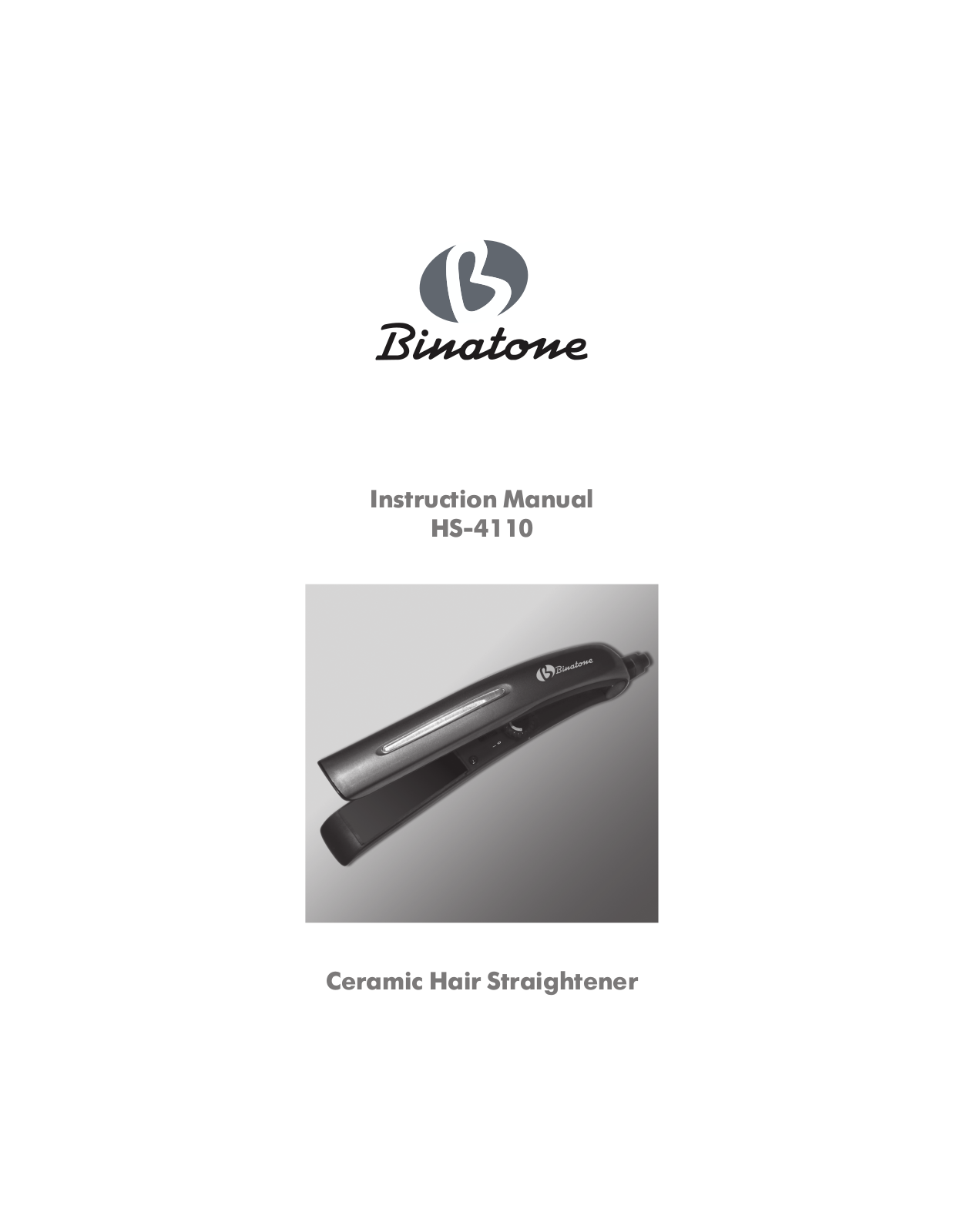 Binatone HS 4110 User Manual