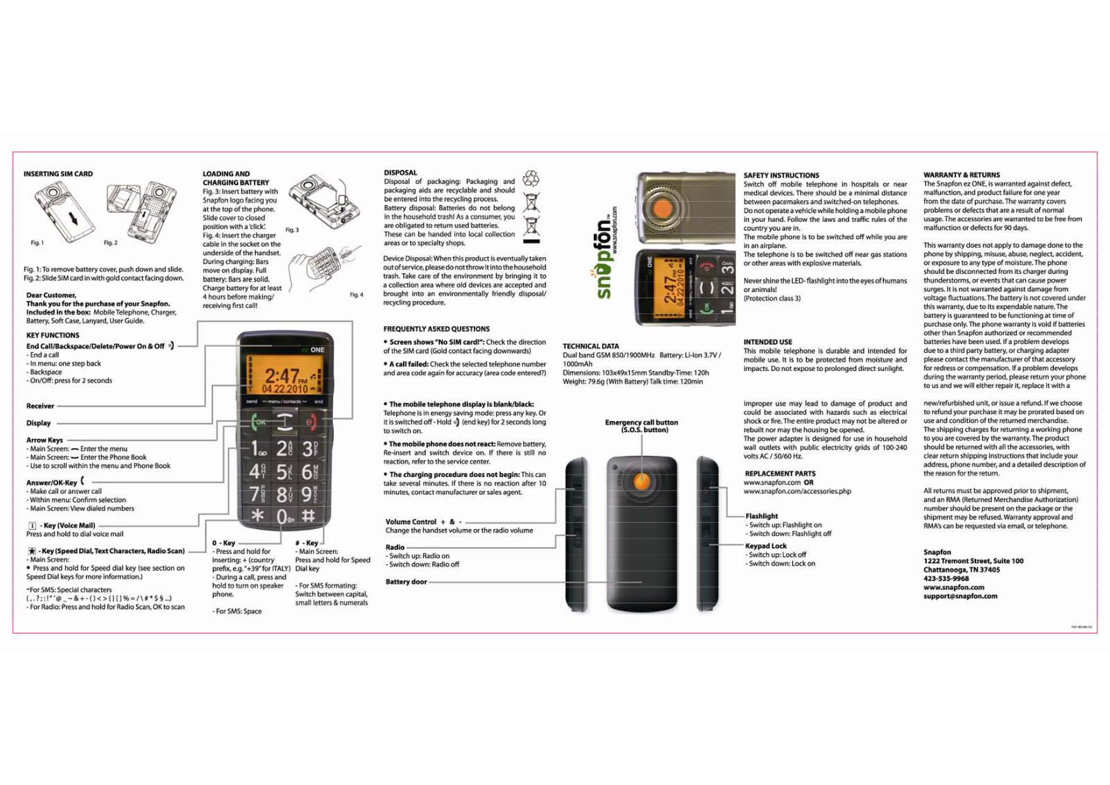 VisiKey EZONE-B User Manual