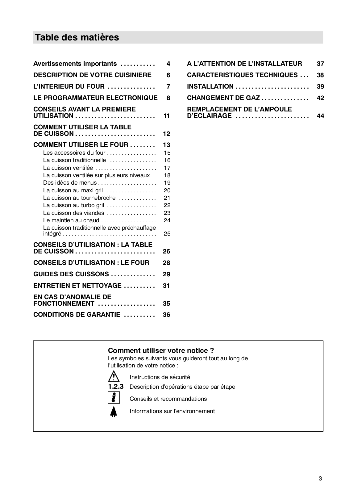 ARTHUR MARTIN M 6776 MP User Manual