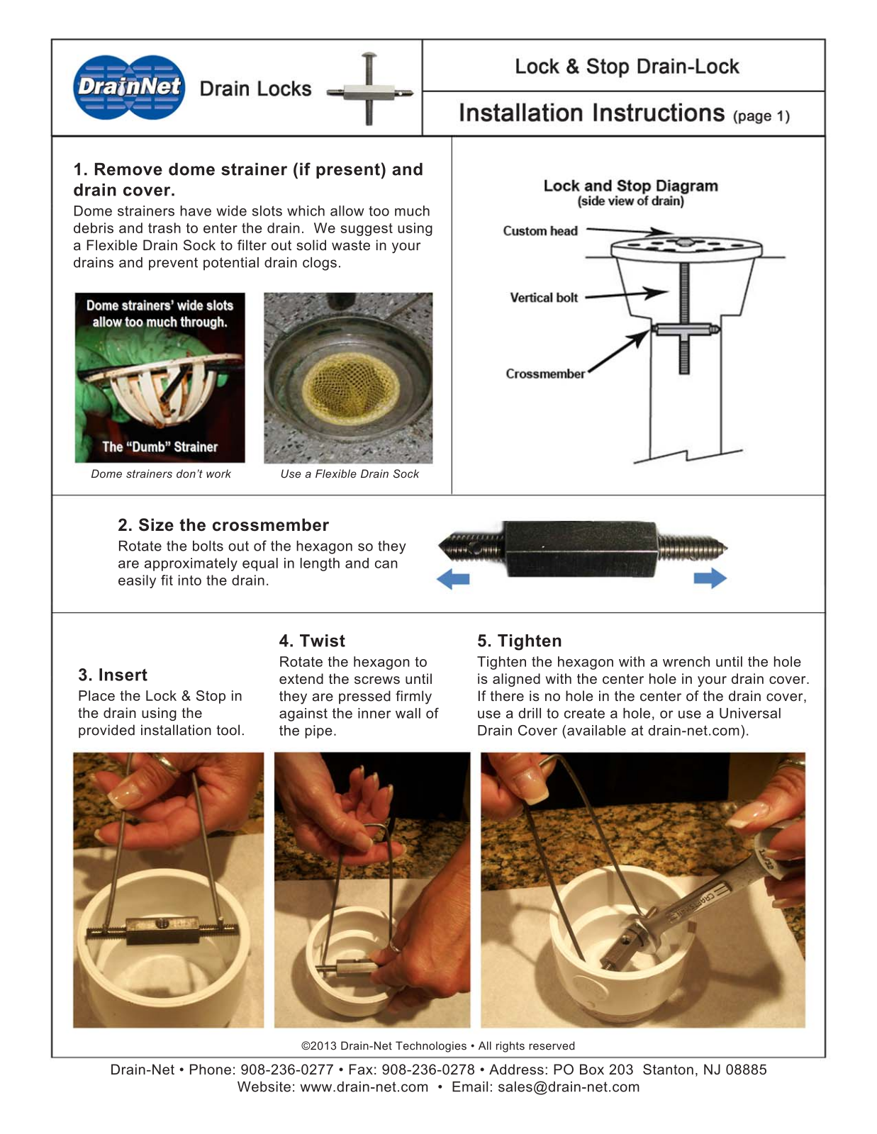 DRAIN-NET LS020 Installation  Manual - ManualMachine.com
