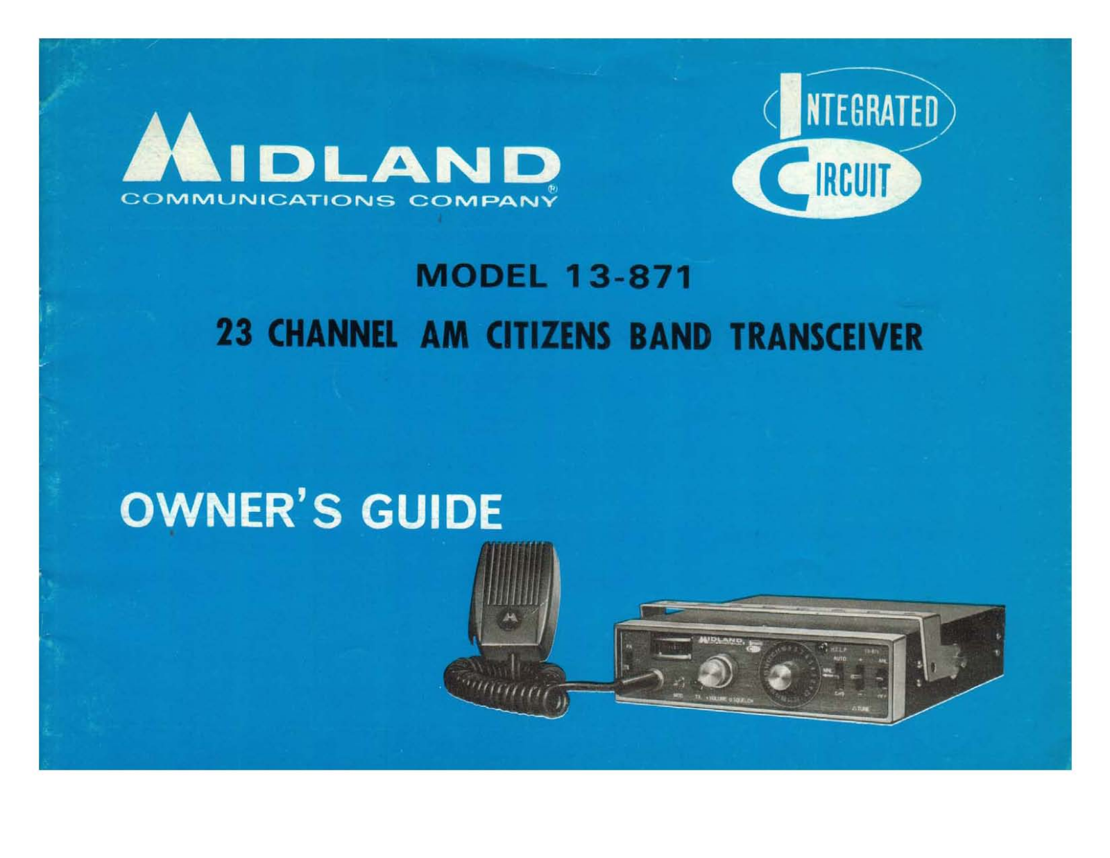 Midland 13-871 Service Manual