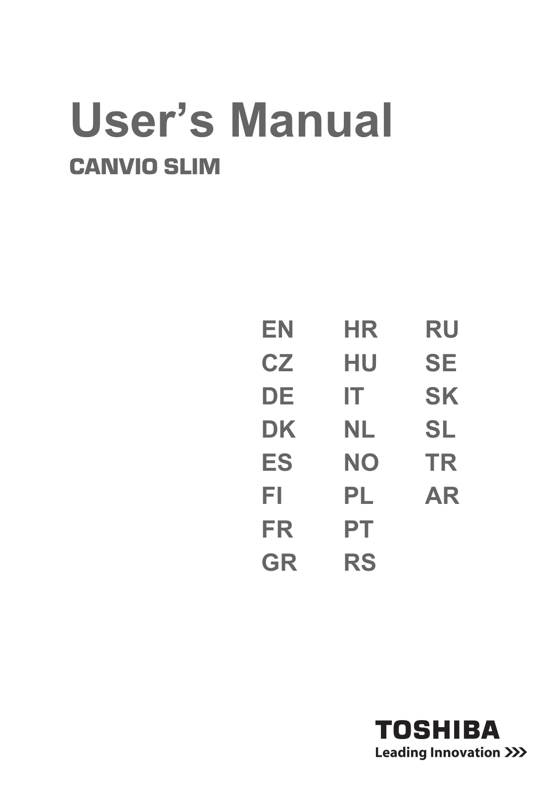 Toshiba HDTD205ESMDA, HDTD210ESMEA User guide