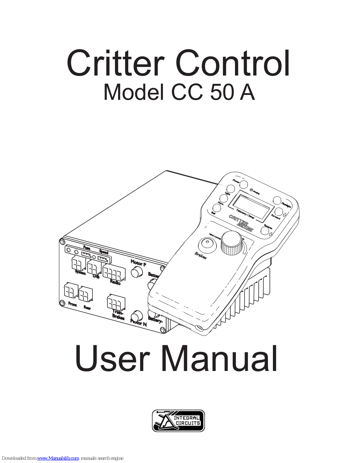 Integral Circuits CC 50 A User Manual - ManualMachine.com