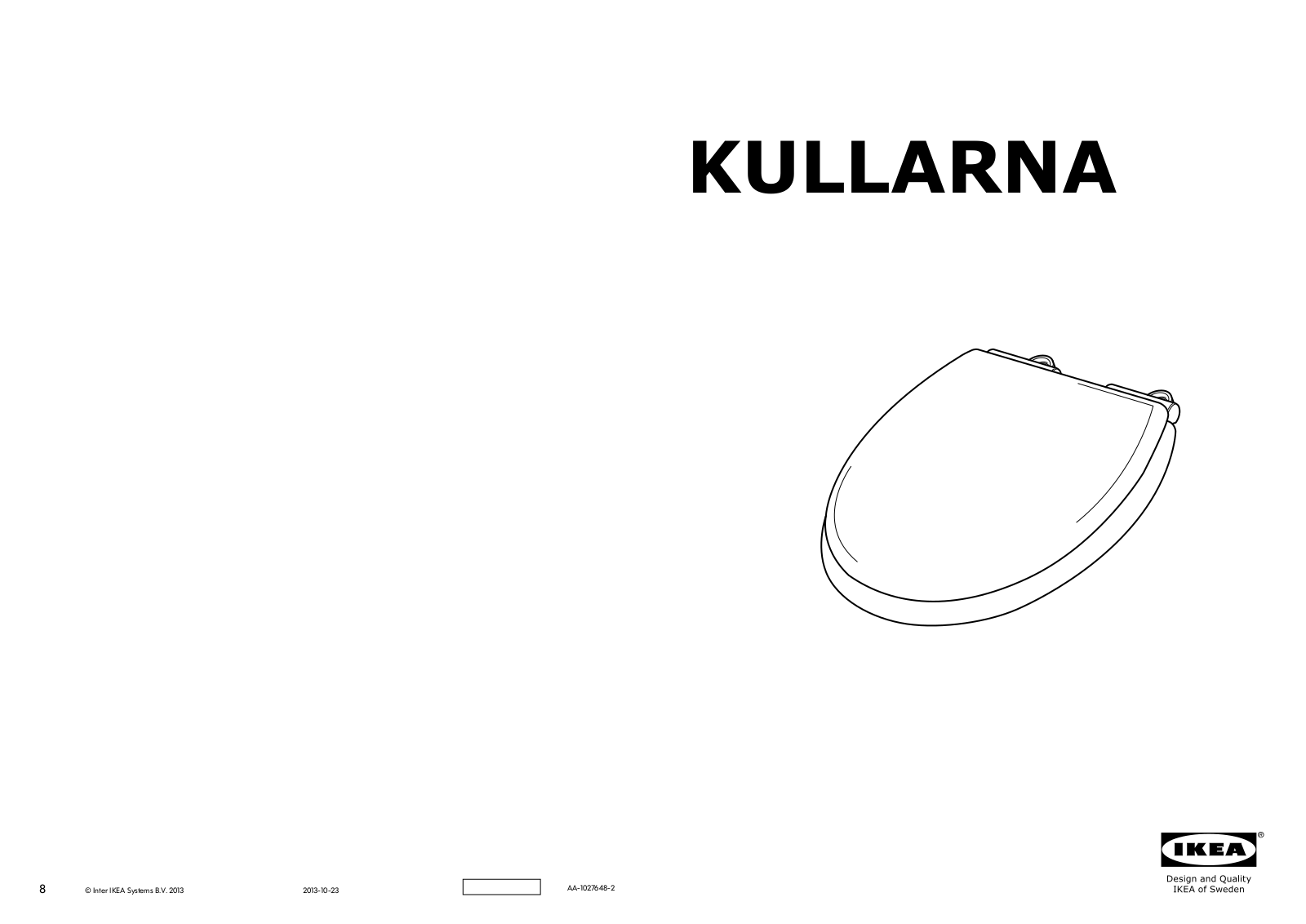 IKEA KULLARNA User Manual