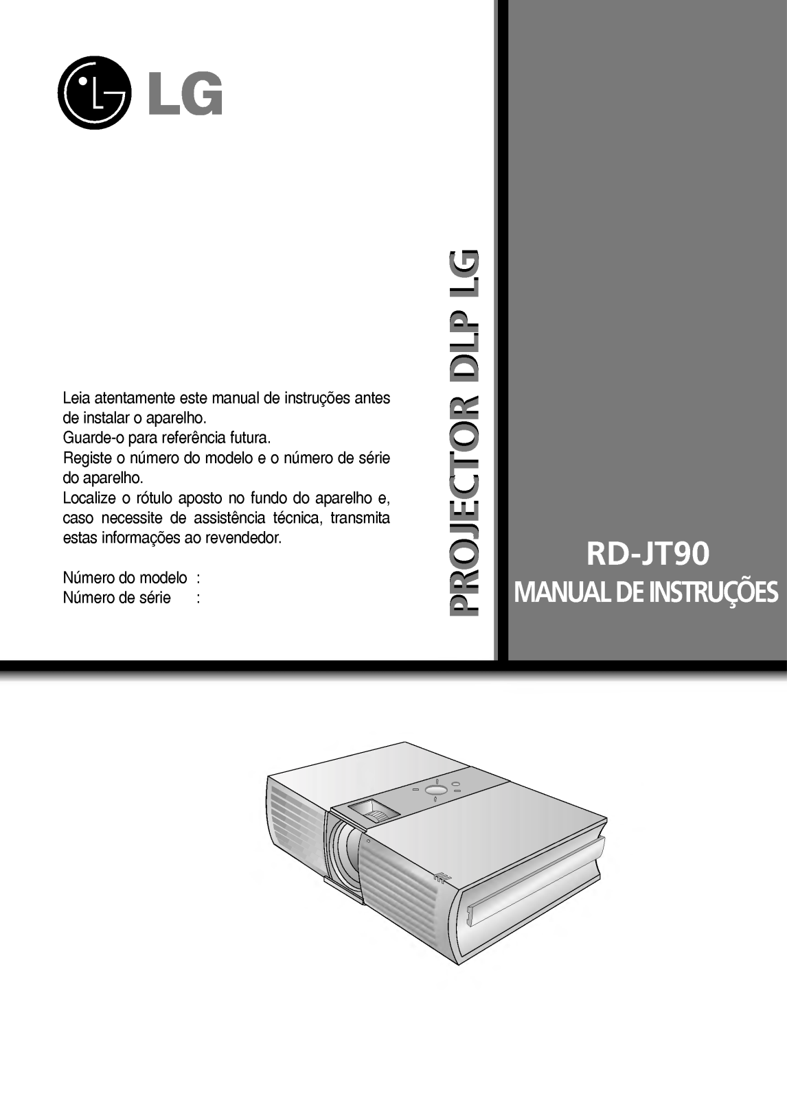 Lg RD-JT90 User Manual