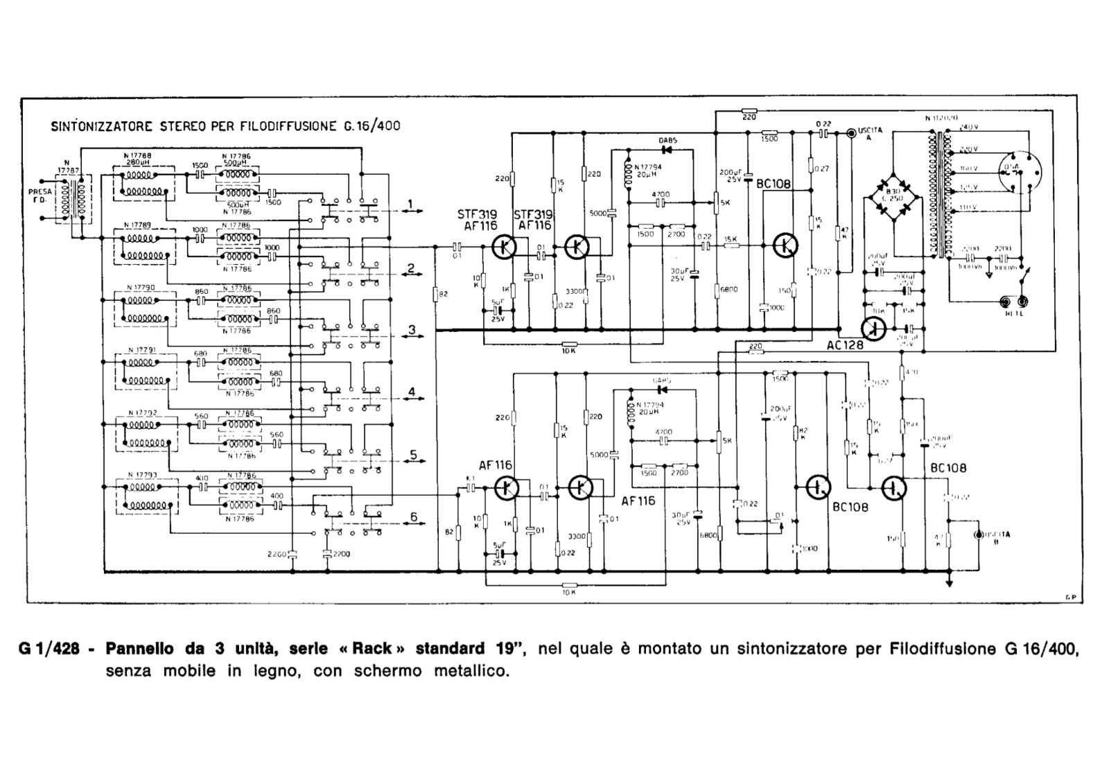 Geloso G16-400 Schematic