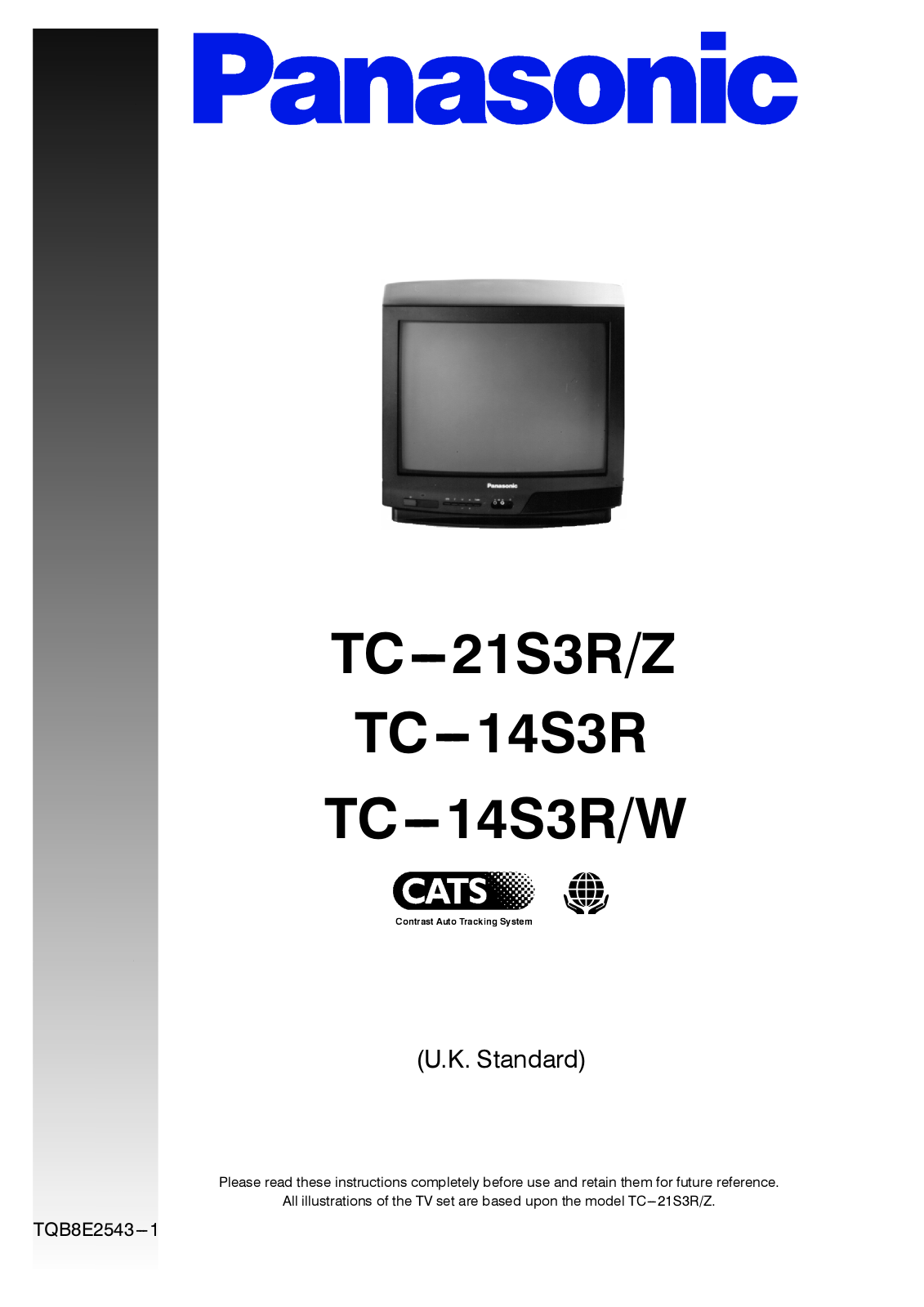Panasonic TC-14S3R, TC-21S3RZ, TC-14S3RW User Manual