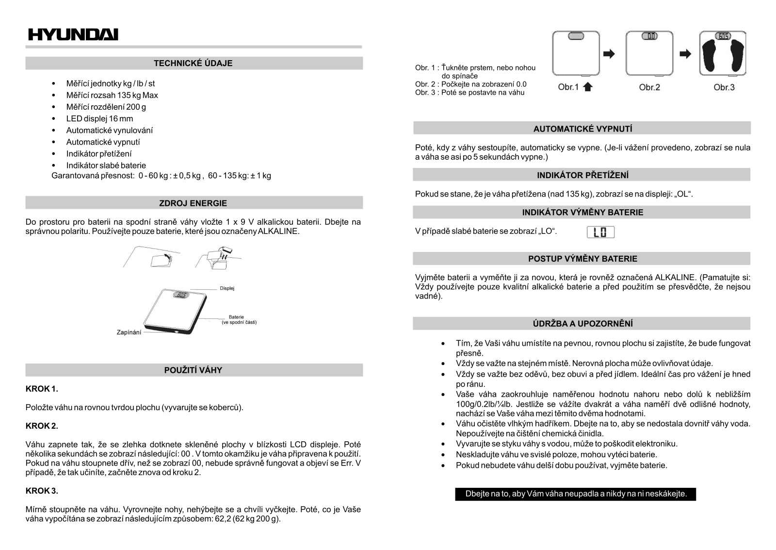 Hyundai OVE 2003 W User Manual