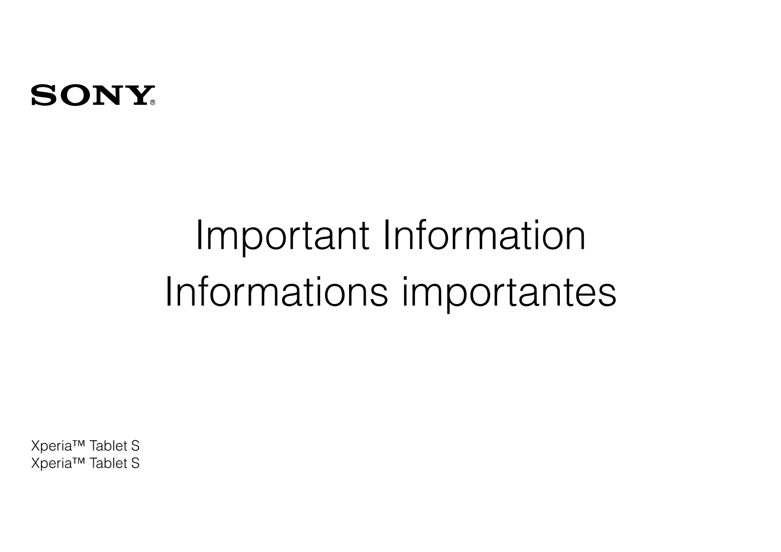 Sony SGPT1211 User Manual