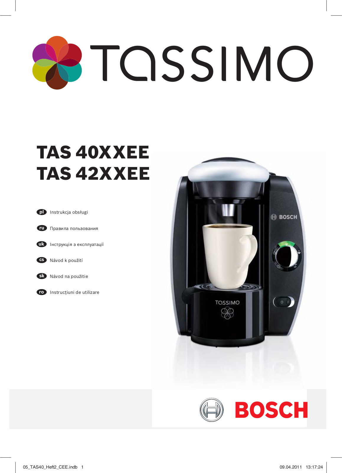 Bosch TAS4014EE User Manual