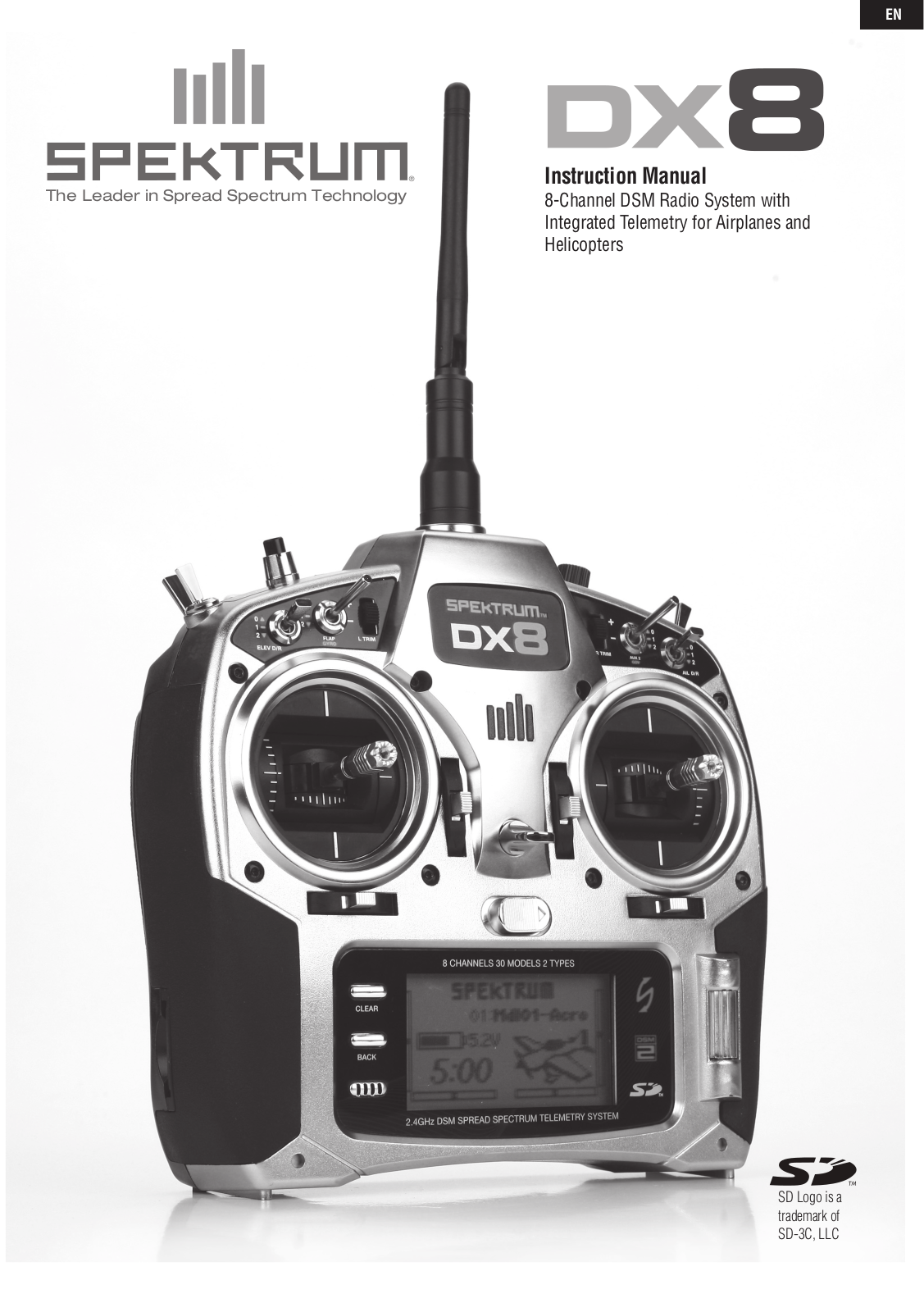 Spektrum DX8 User guide