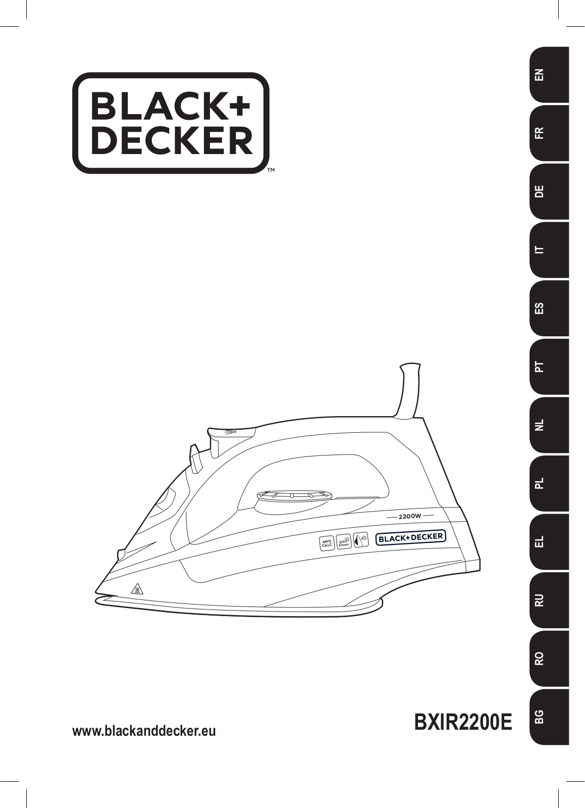 Black & Decker BXIR2200E User Manual