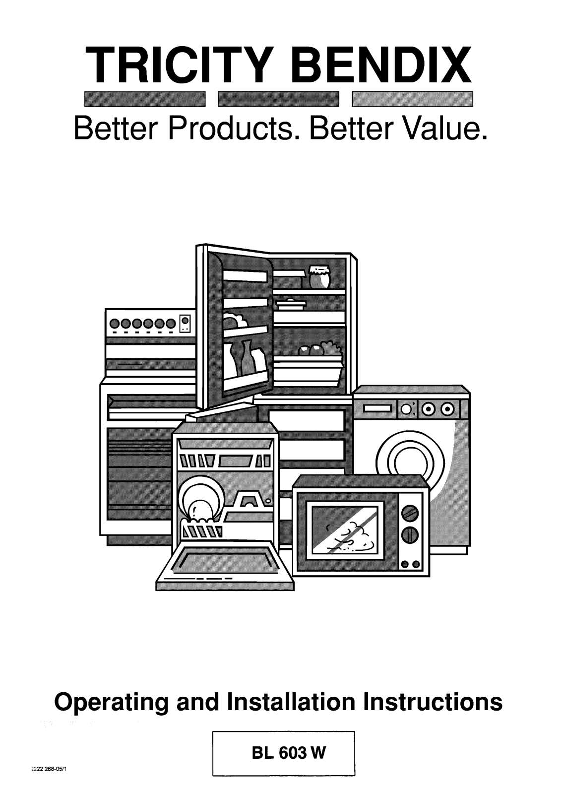 TRICITY BENDIX BL603 User Manual