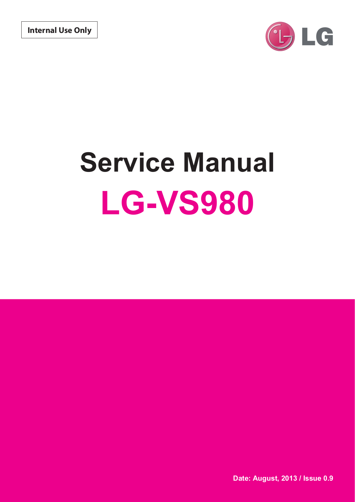 LG VS980 Service Manual